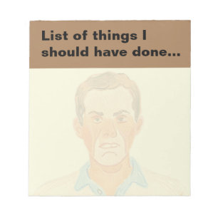 Notebook, list of things, to do list notepad