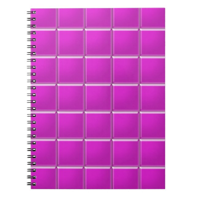 Notebook - Magenta Mosaic (Front)