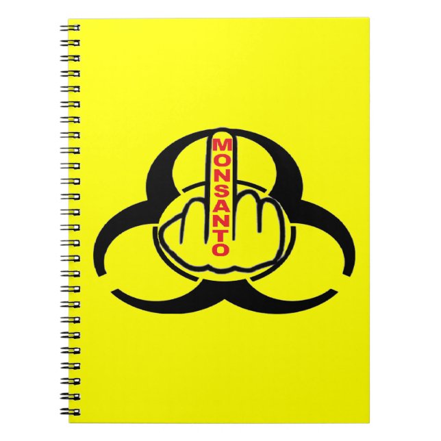 Notebook Monsanto Bio Hazard Flip (Front)