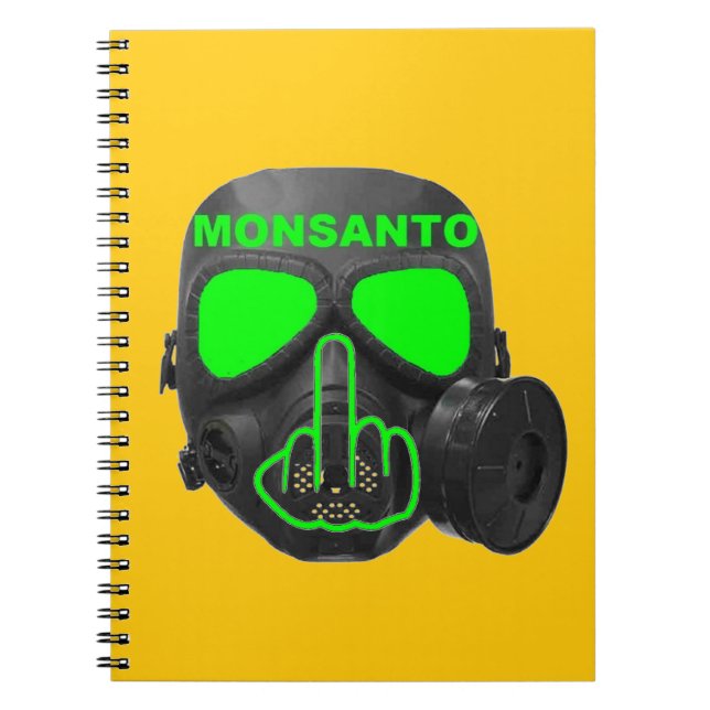 Notebook Monsanto Gas Mask Flip (Front)