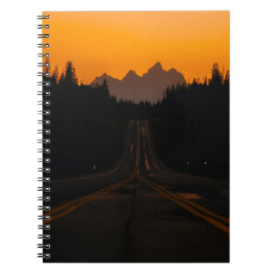 Notebook Mountain Sunset Highway