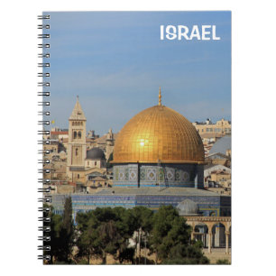 Notebook of Jerusalem in Israel