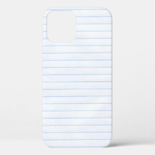 Notebook paper paper texture lines iPhone 12 case