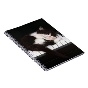 Notebook-Piano Kitten Notebook