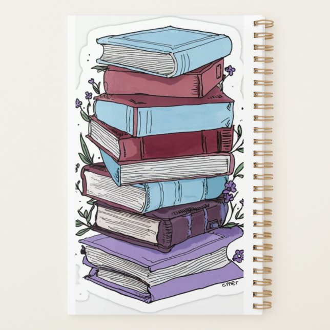 Notebook, Plan Notebook, Cat Notebook Planner (Back)