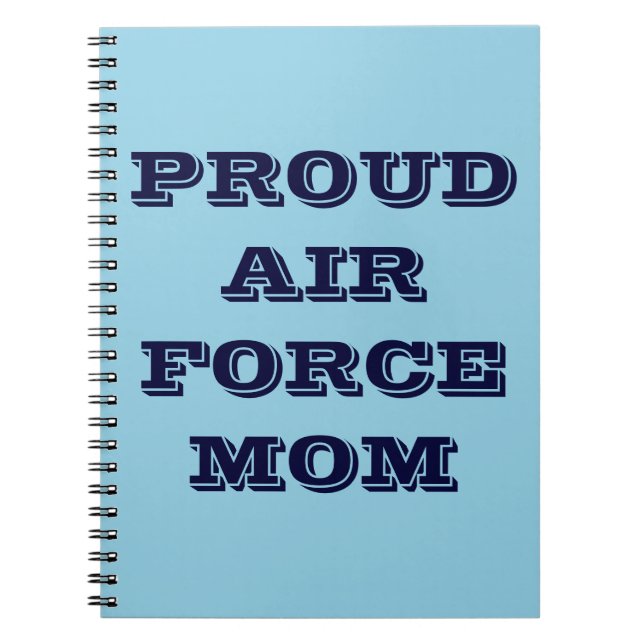 Notebook Proud Air Force Mum (Front)