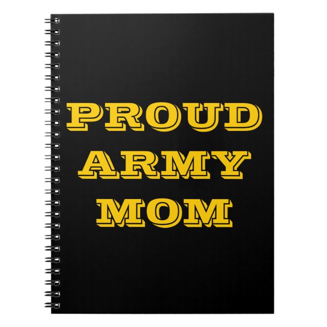 Notebook Proud Army Mum (Front)