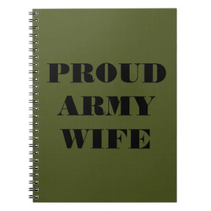 Notebook Proud Army Wife