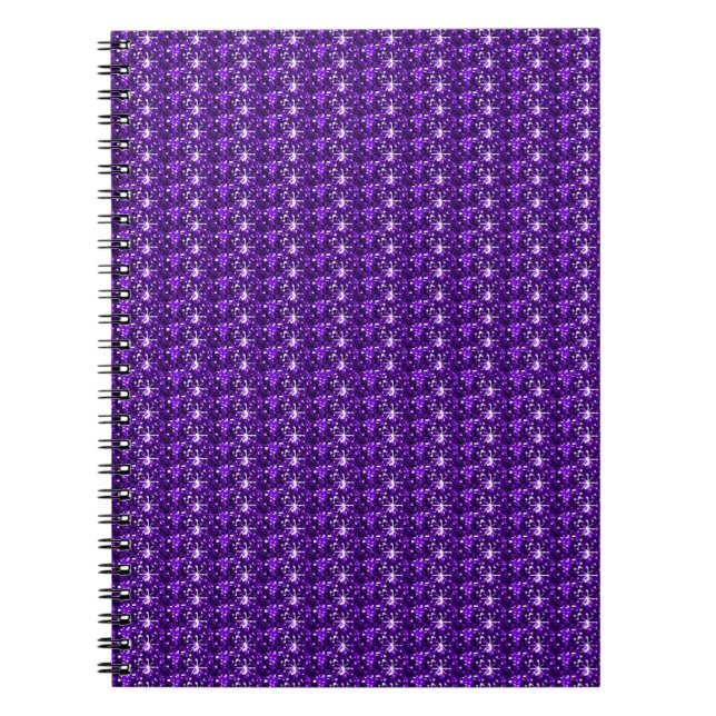 Notebook Purple Glitter (Front)