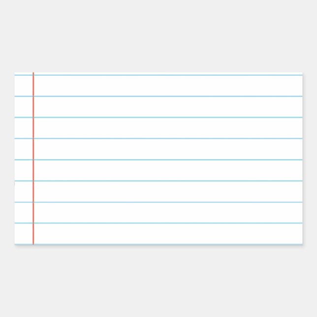 Notebook Rectangular Sticker (Front)