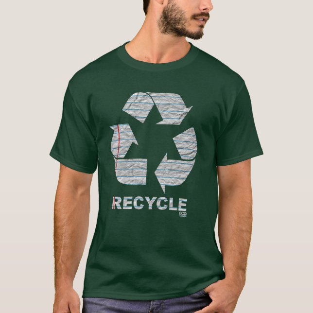 Notebook Recycle T-Shirt (Front)