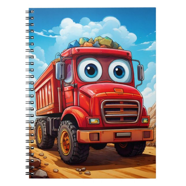 Notebook - Red truck  (Front)