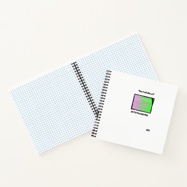 Notebook small spiral - diamond pattern LBC (Inside)