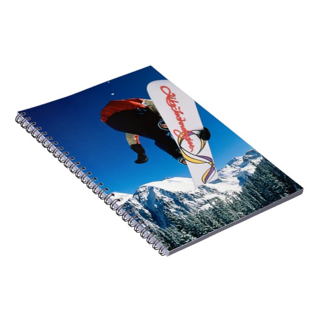 Notebook-Snowboarder Spiral Notebook (Right Side)