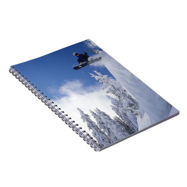 Notebook-Snowboarder Spiral Notebook (Right Side)