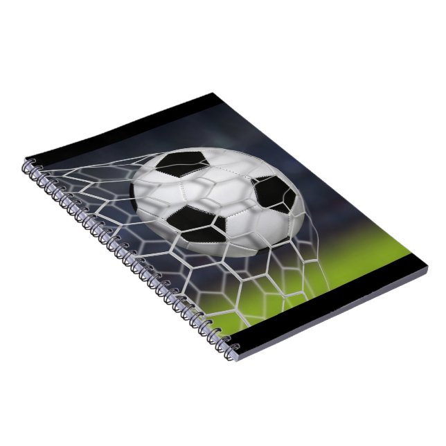 Notebook-Soccer Spiral Notebook (Right Side)