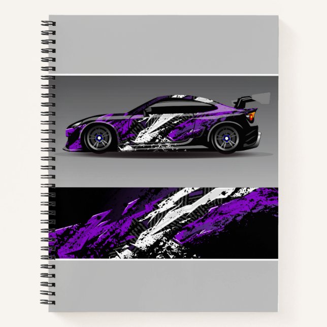 Notebook-Sports Car Notebook (Front)