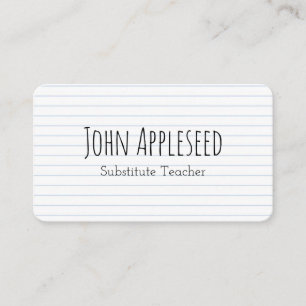 Notebook Style Business Card