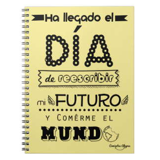 Notebook to rewrite my personalizable future