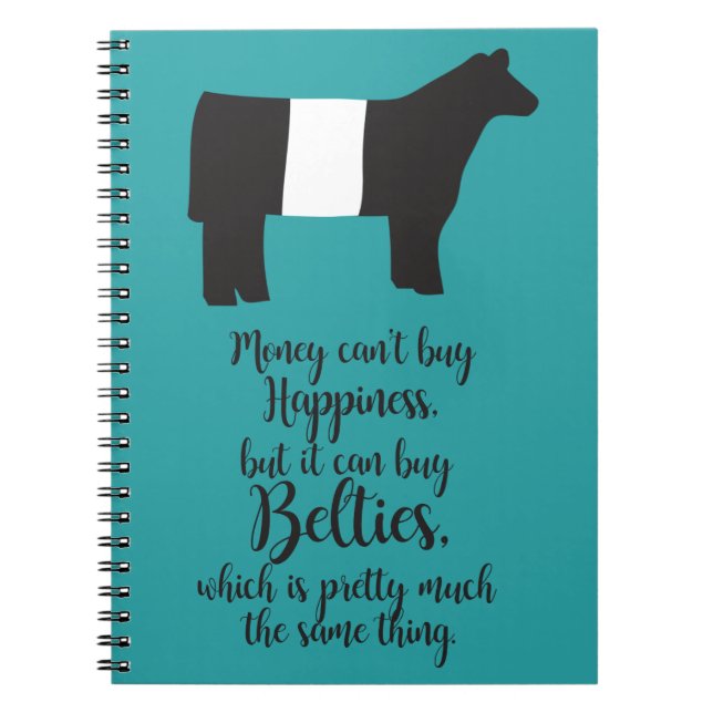 Notebook to show off your love for Belties (Front)