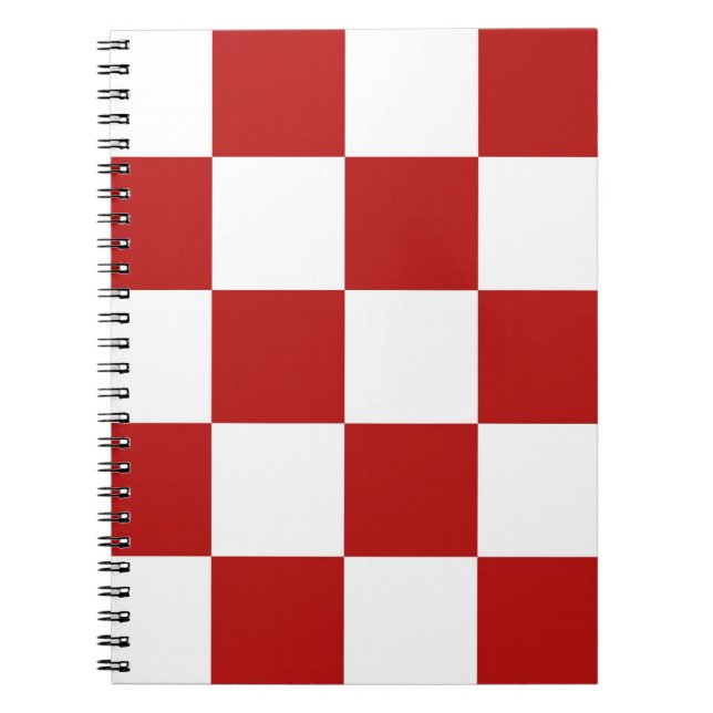 Notebook Vintage Cafe Tablecloth Chequerboard Chex (Front)