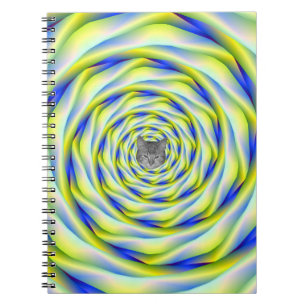 Notebook  Vortex in Blue and Yellow