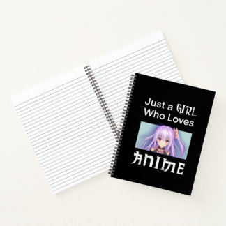 Notebook With Anime Girl