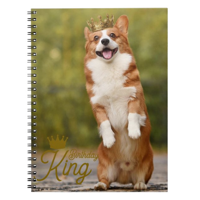 Notebook with Corgi image (Front)