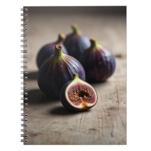 Notebook with Fig-Inspired Design