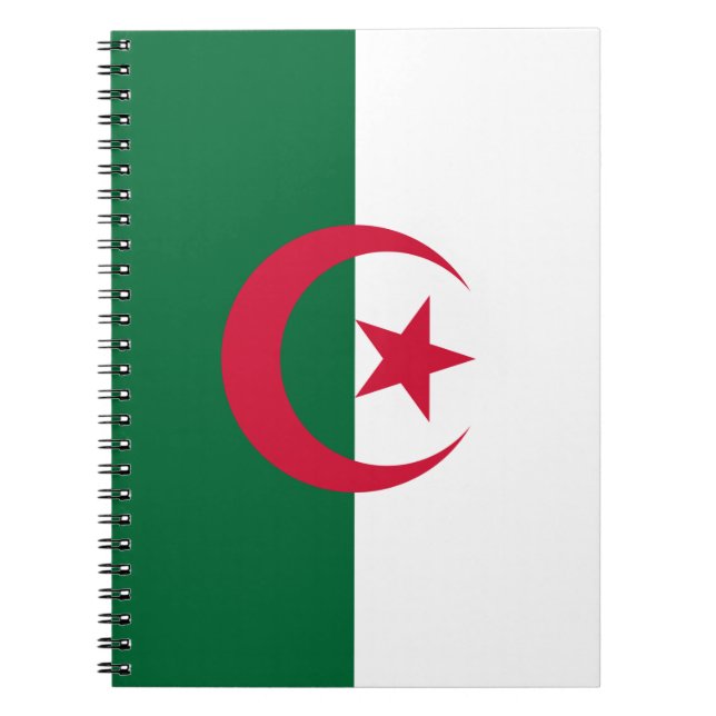 Notebook with Flag of Algeria (Front)