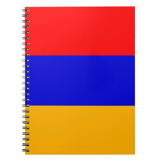 Notebook with Flag of Armenia (Front)