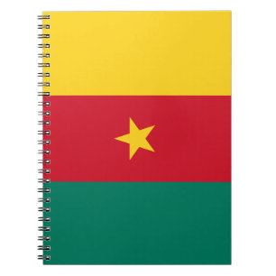 Notebook with Flag of Cameroon