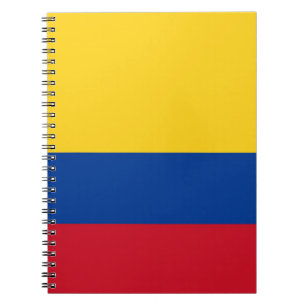 Notebook with Flag of Colombia
