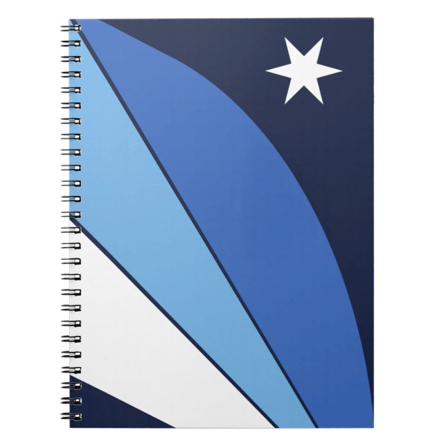 Notebook with flag of Columbia, SC (Front)