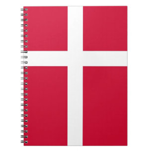 Notebook with Flag of Denmark