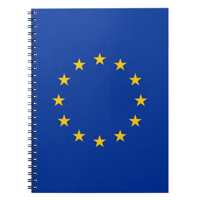 Notebook with Flag of European Union (Front)