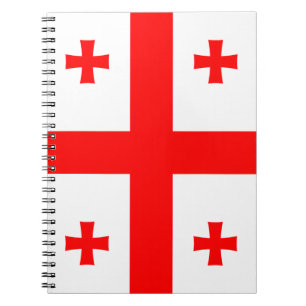 Notebook with Flag of Georgia