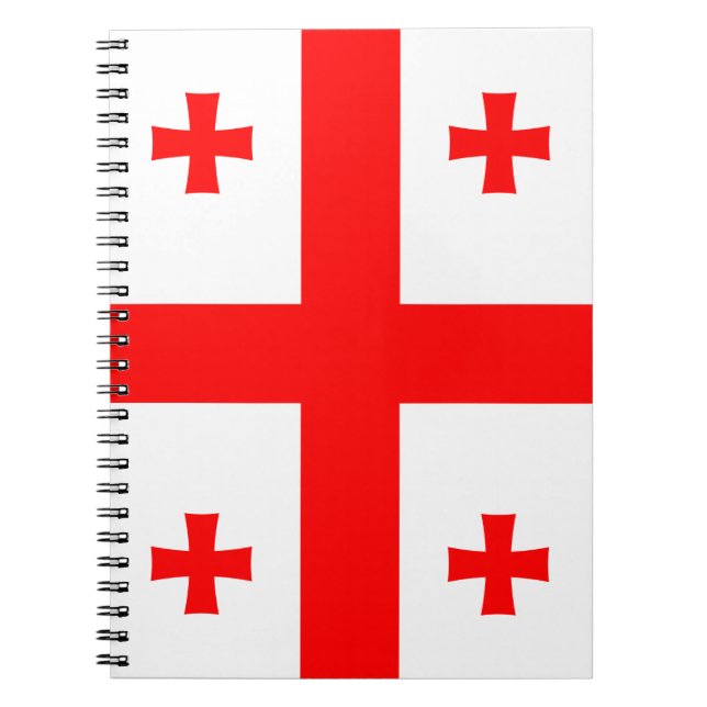Notebook with Flag of Georgia (Front)