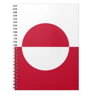 Notebook with Flag of Greenland