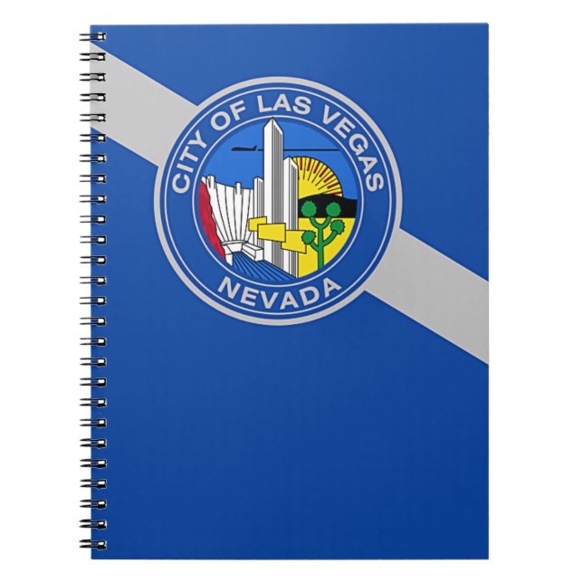 Notebook with Flag of Las Vegas City (Front)