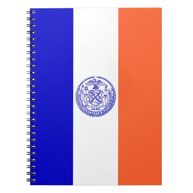 Notebook with Flag of New York City (Front)