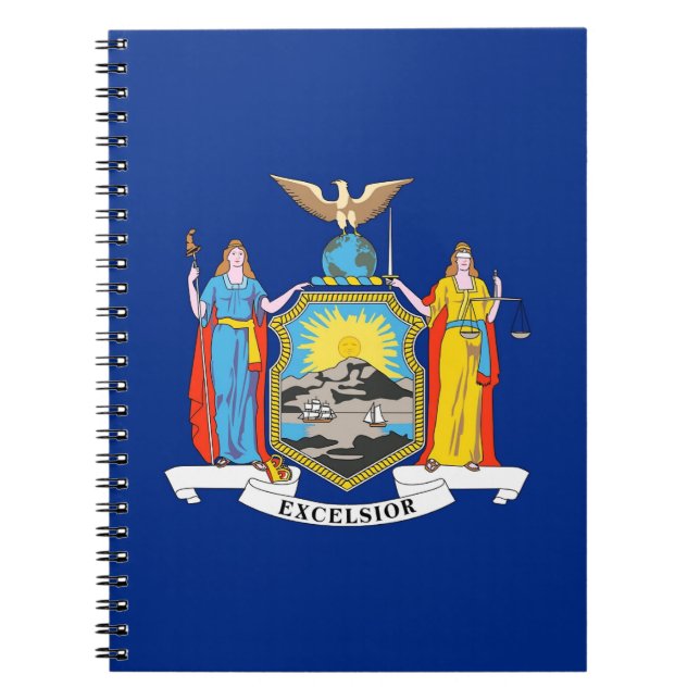 Notebook with Flag of New York State (Front)