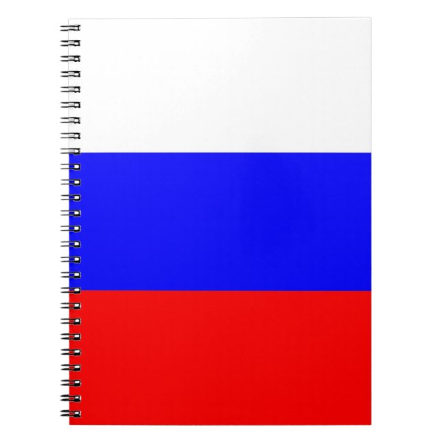 Notebook with Flag of Russia (Front)