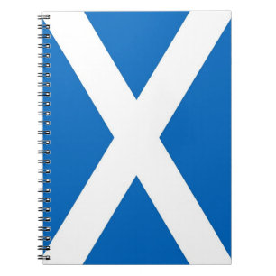 Notebook with Flag of Scotland