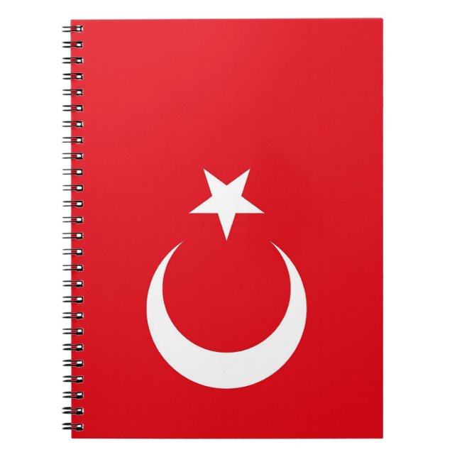 Notebook with Flag of Turkey (Front)