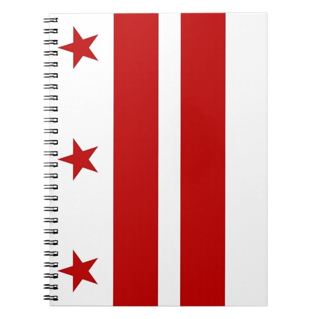 Notebook with Flag of Washington DC (Front)