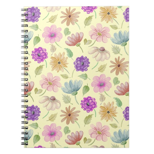Notebook With Flowers (Front)