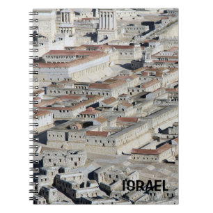 Notebook with Jerusalem Replica from Israel