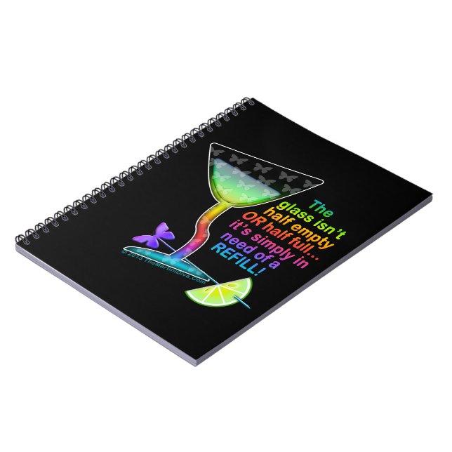 NOTEBOOKS - GLASS HALF FULL (Left Side)