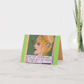 NOTECARD-AGING MAY HAVE SLOWED CARD